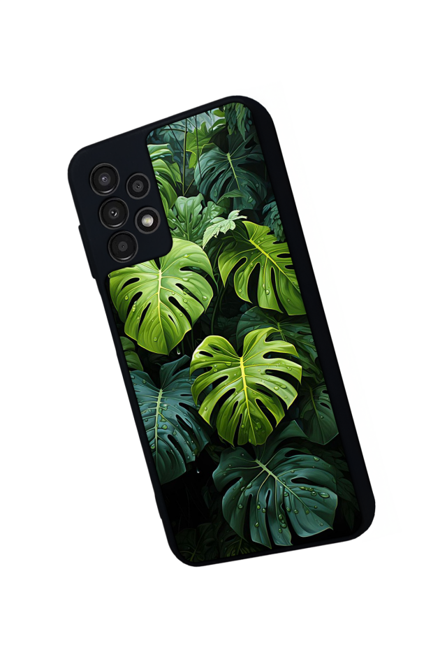 Samsung Galaxy A13 Uyumlu Botanik Tasarımlı Glossy Premium Kılıf