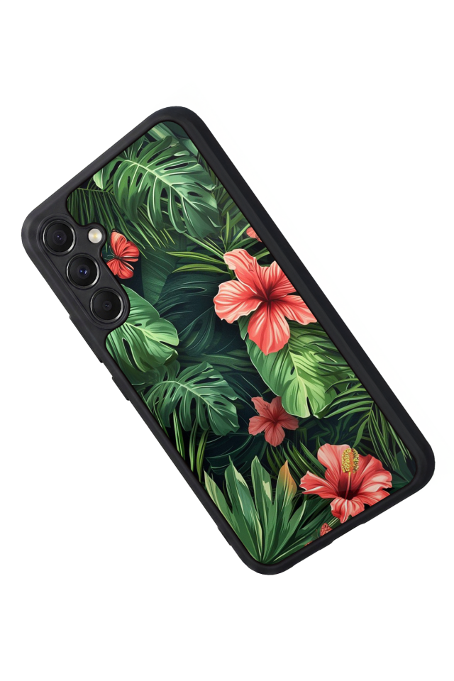 Samsung Galaxy M34 Uyumlu Botanik Tasarımlı Glossy Premium Kılıf
