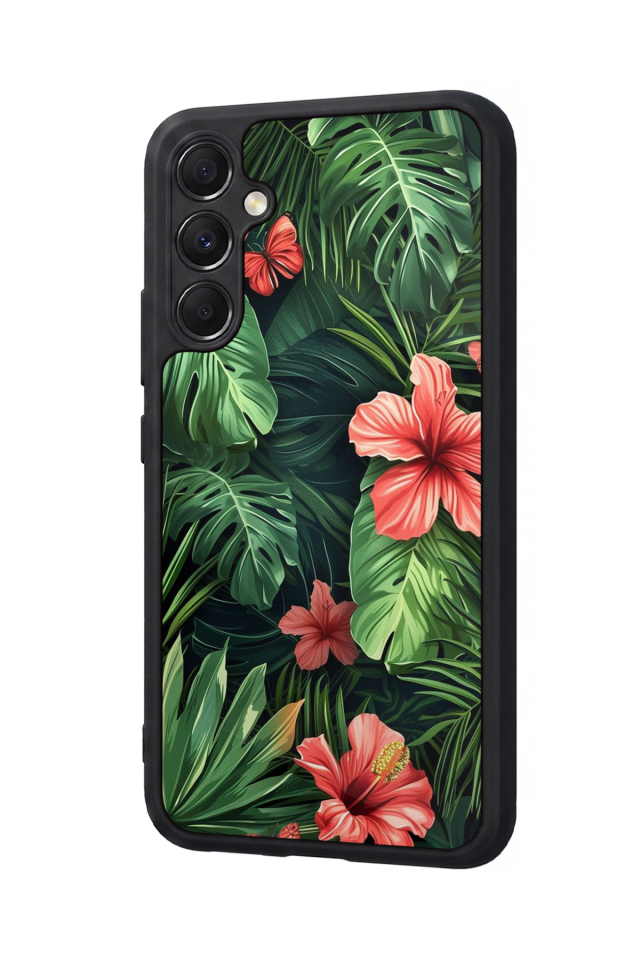 Samsung Galaxy M34 Uyumlu Botanik Tasarımlı Glossy Premium Kılıf