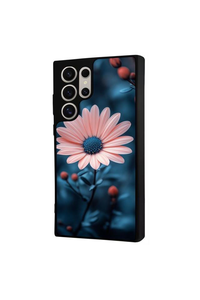Samsung Galaxy S23 Ultra Uyumlu Cicek Tasarımlı Glossy Premium Kılıf