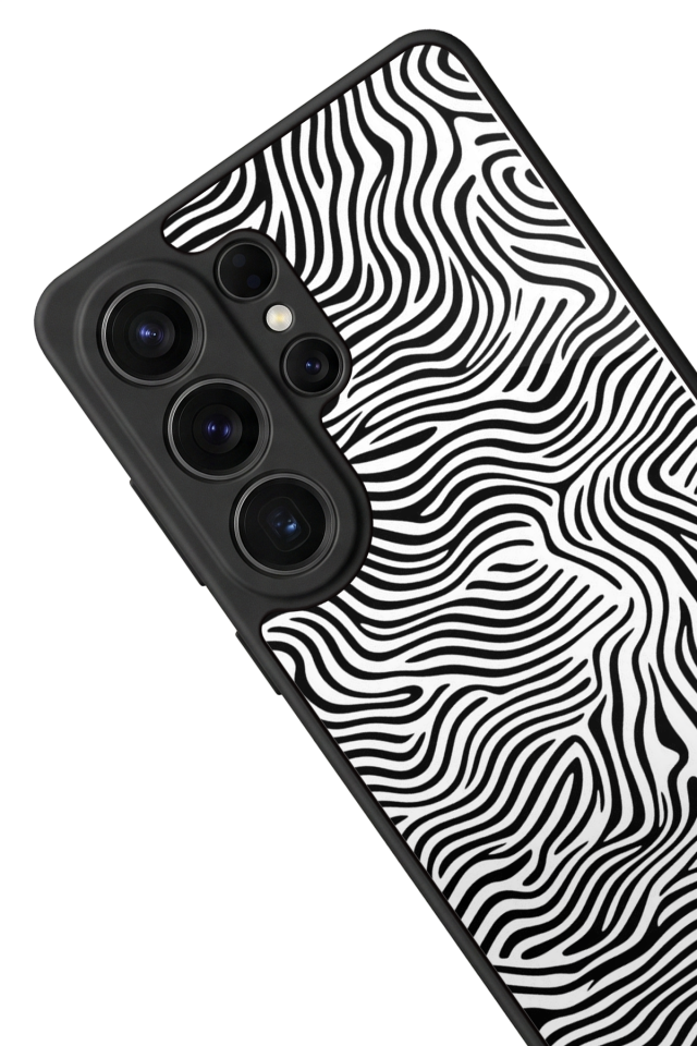 Samsung Galaxy S26 Ultra Uyumlu Çizgi Sanatı Tasarımlı Glossy Premium Kılıf