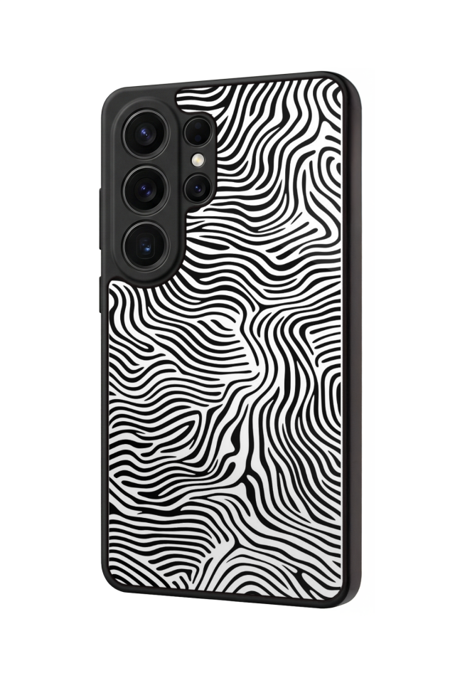 Samsung Galaxy S26 Ultra Uyumlu Çizgi Sanatı Tasarımlı Glossy Premium Kılıf