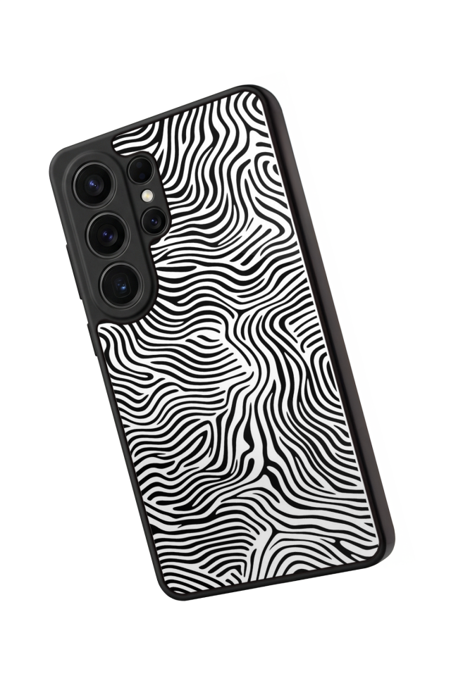 Samsung Galaxy S26 Ultra Uyumlu Çizgi Sanatı Tasarımlı Glossy Premium Kılıf