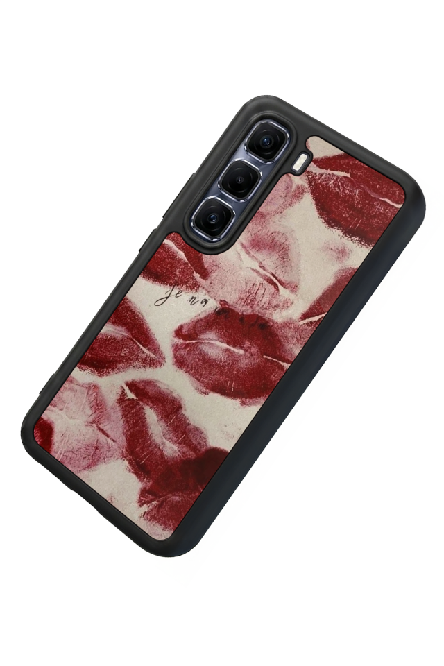 Infinix Hot 60 Pro Plus Uyumlu Dudak Tasarımlı Glossy Premium Kılıf