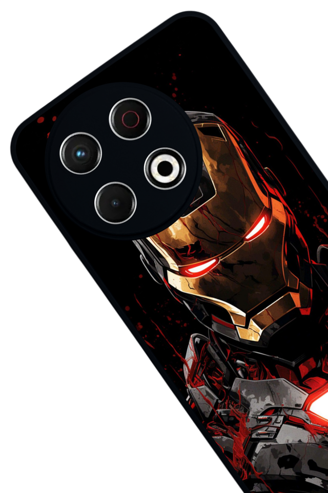 Tecno Spark 30 Pro Uyumlu  Iron Man ( Demir Adam ) Tasarımlı Glossy Premium Kılıf