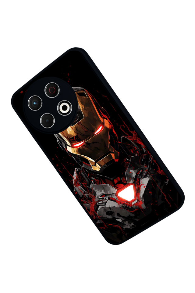 Tecno Spark 30 Pro Uyumlu  Iron Man ( Demir Adam ) Tasarımlı Glossy Premium Kılıf