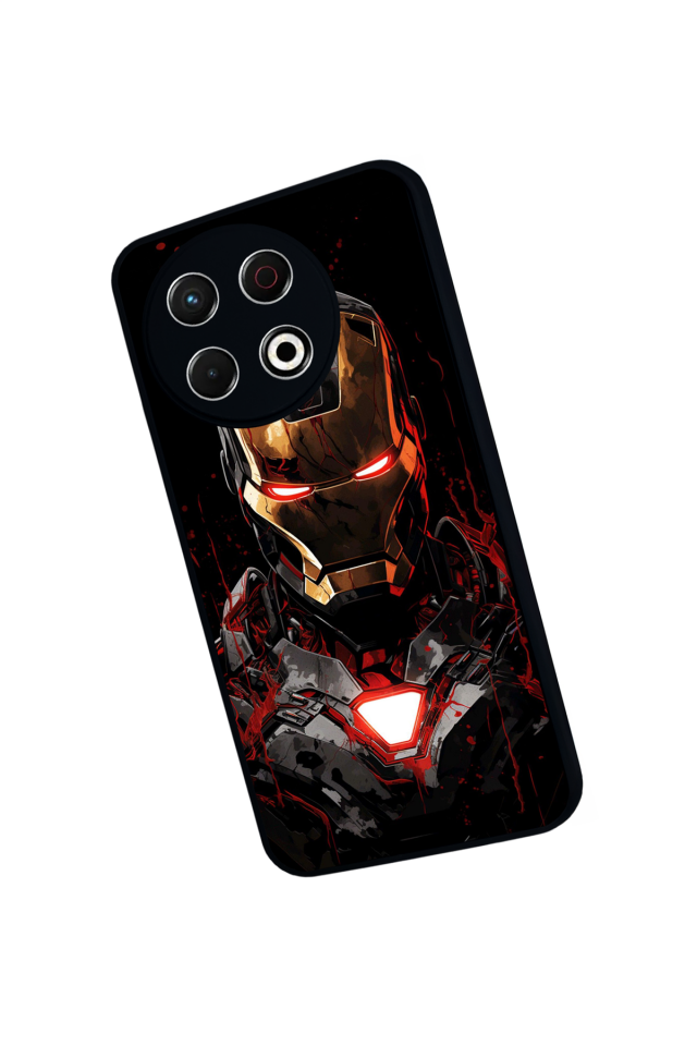 Tecno Spark 30 Pro Uyumlu  Iron Man ( Demir Adam ) Tasarımlı Glossy Premium Kılıf