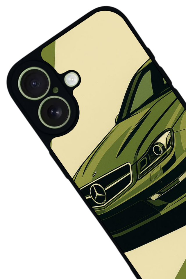 iPhone 17 Uyumlu Mercedes Tasarımlı Glossy Premium Kılıf
