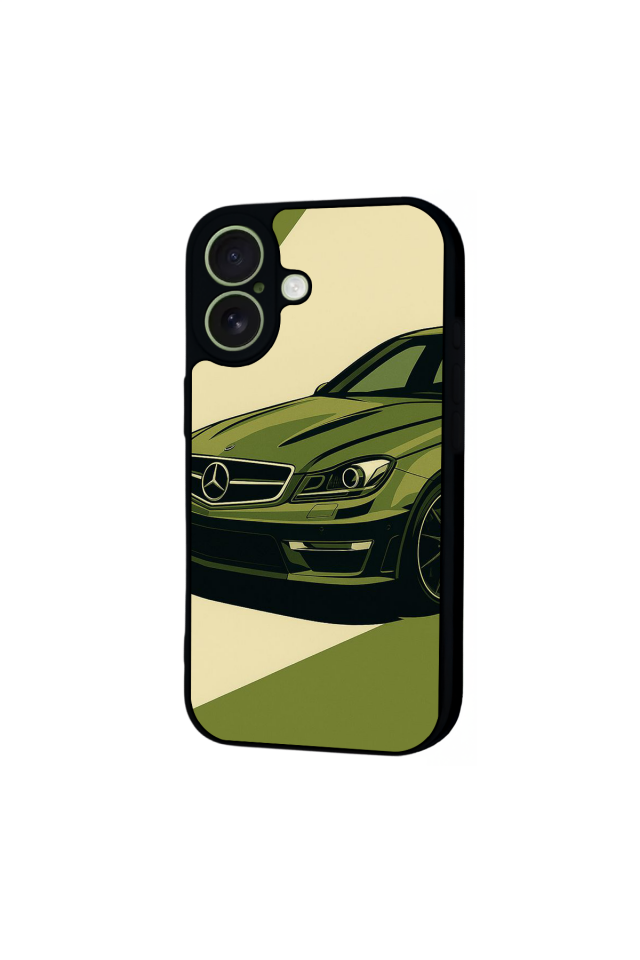 iPhone 17 Uyumlu Mercedes Tasarımlı Glossy Premium Kılıf