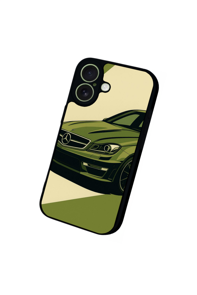 iPhone 17 Uyumlu Mercedes Tasarımlı Glossy Premium Kılıf