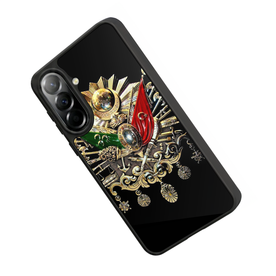 Samsung Galaxy A57 Uyumlu Osmanli Tugrasi Tasarımlı Glossy Premium Kılıf