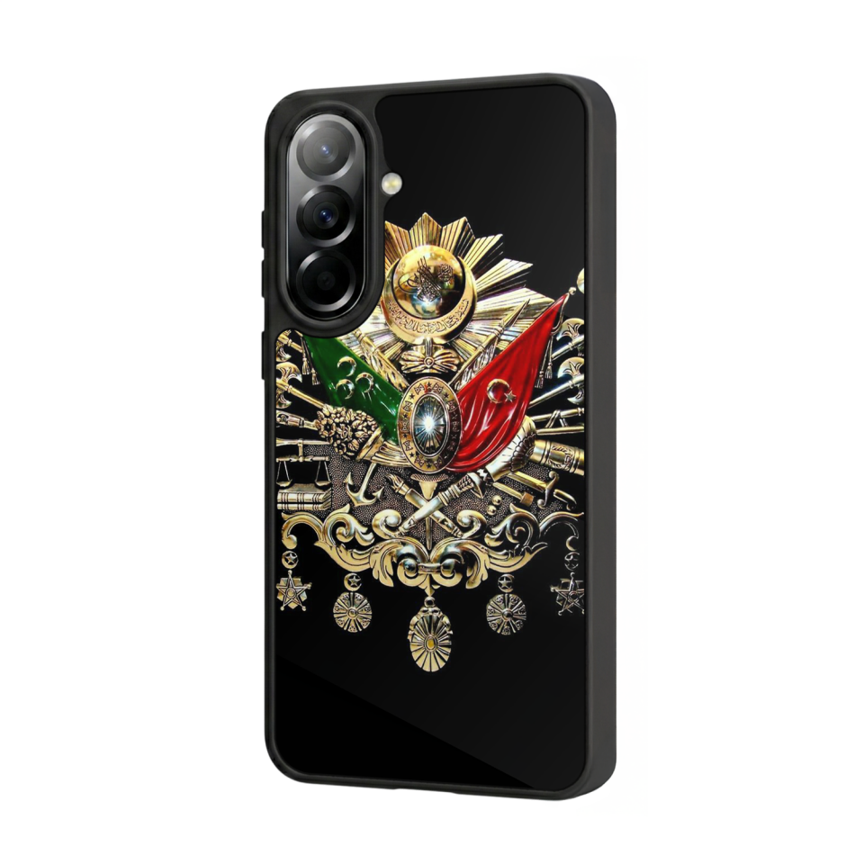 Samsung Galaxy A57 Uyumlu Osmanli Tugrasi Tasarımlı Glossy Premium Kılıf