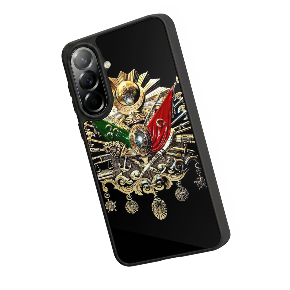 Samsung Galaxy A57 Uyumlu Osmanli Tugrasi Tasarımlı Glossy Premium Kılıf