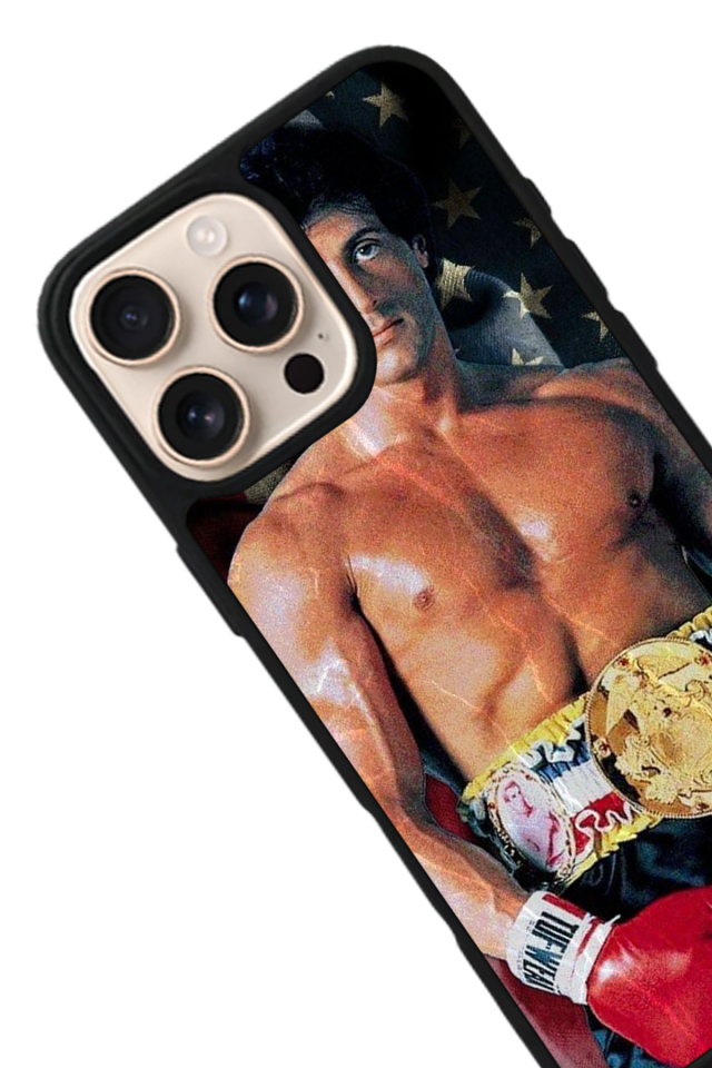 iPhone 15 Pro Uyumlu Rocky Tasarımlı Glossy Premium Kılıf