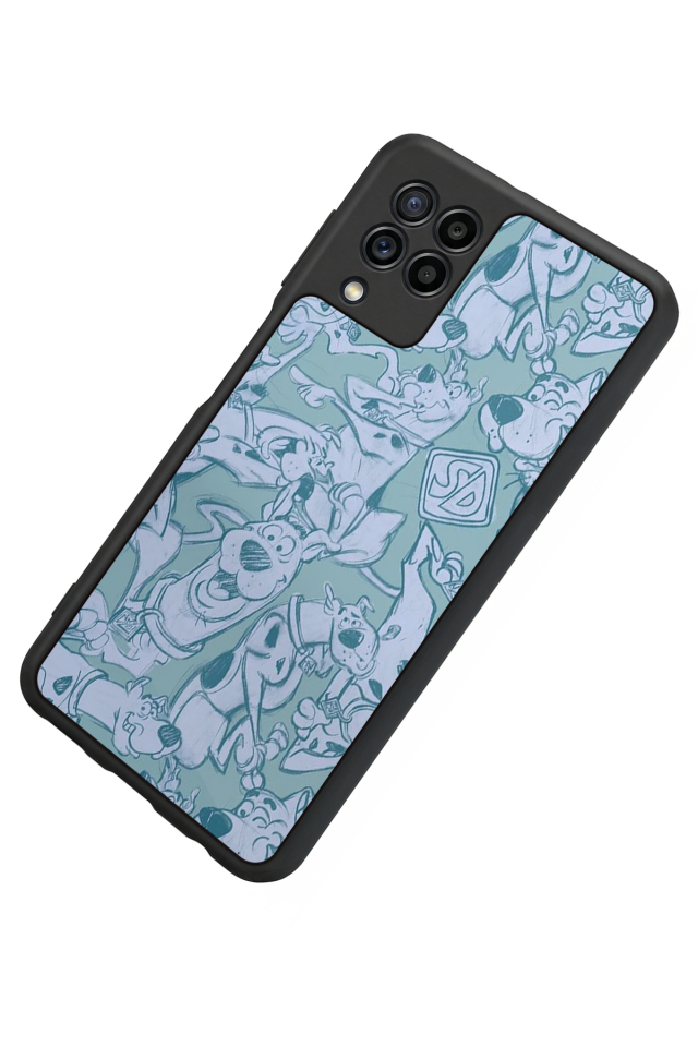Samsung Galaxy M32 Uyumlu Scooby Doo Tasarımlı Glossy Premium Kılıf