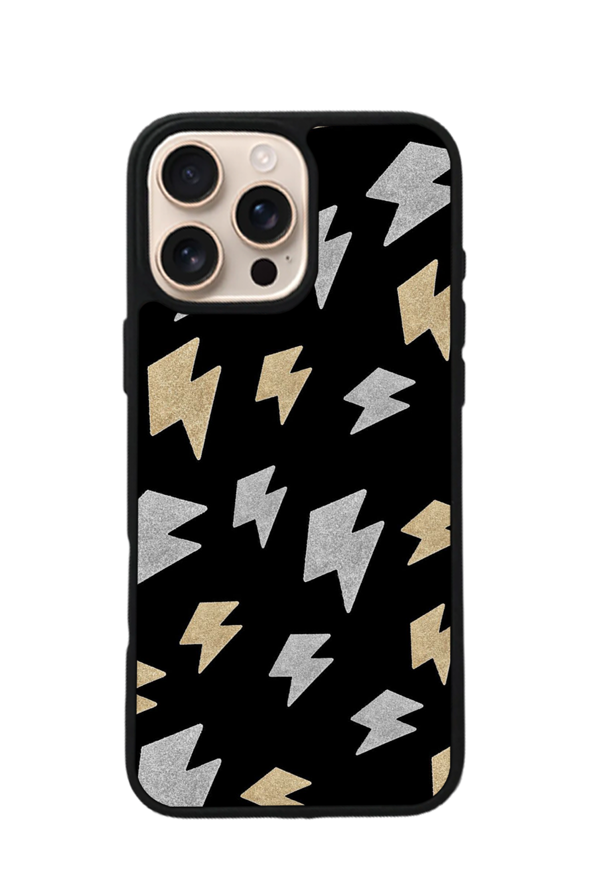 iPhone 15 Pro Uyumlu Simsek Tasarımlı Glossy Premium Kılıf