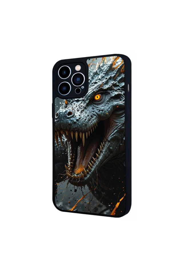 iPhone 12 Pro Max Uyumlu T-ReiPhone 12 Pro Max Tasarımlı Glossy Premium Kılıf