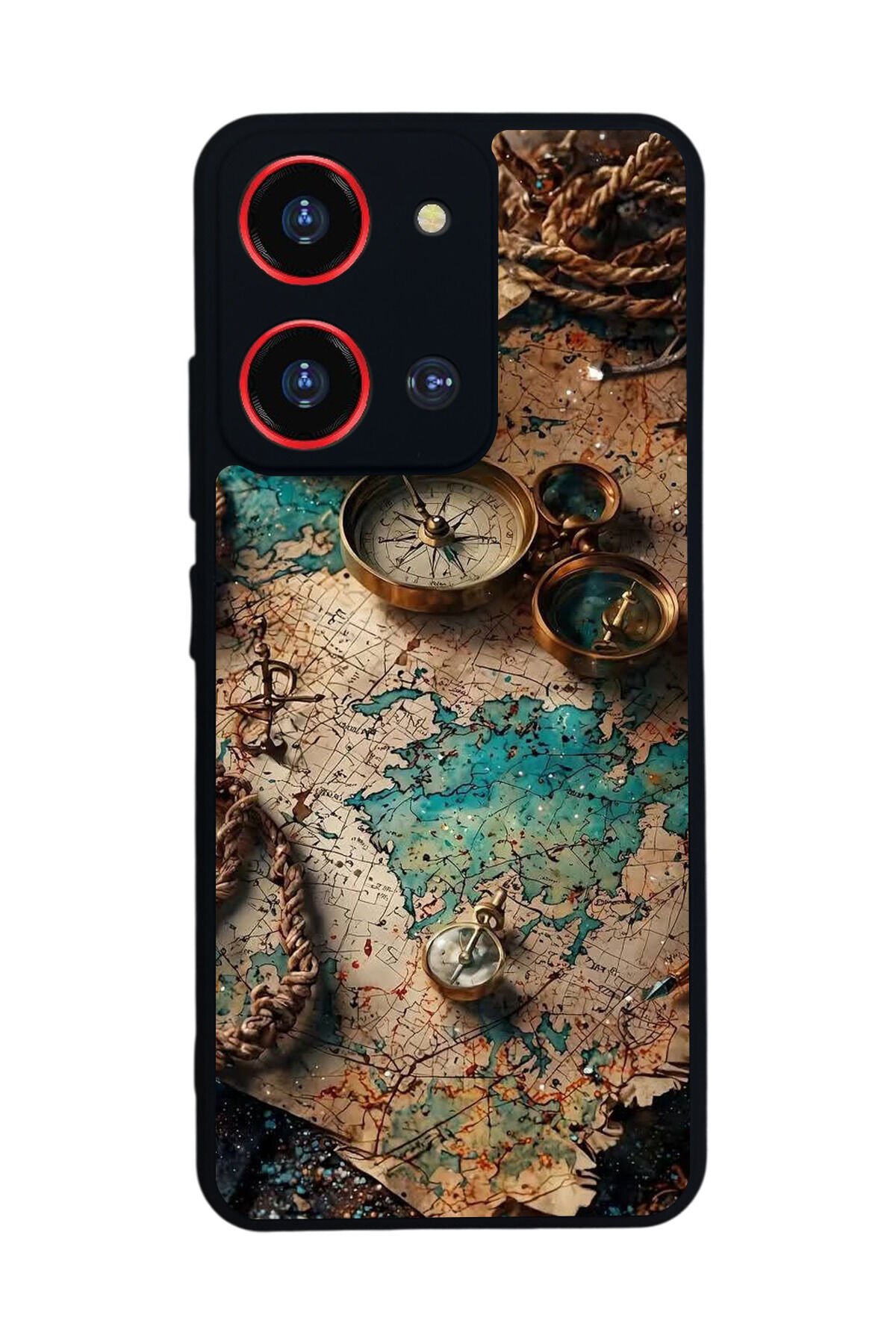 Reeder S19 Max Pro S ZOOM Uyumlu Harita Tasarımlı Glossy Premium Kılıf