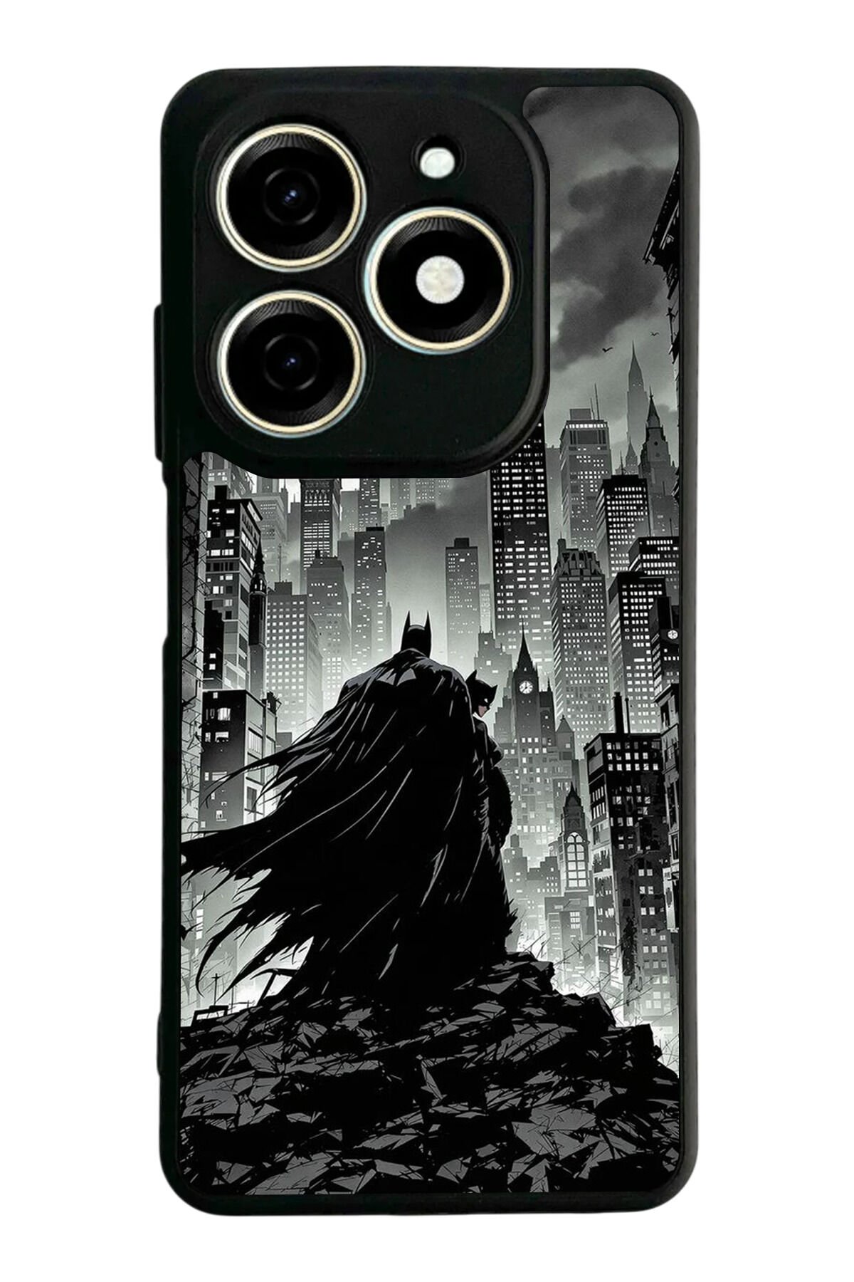 Infınıx Smart 8 Pro Uyumlu Batman Tasarımlı Glossy Premium Kılıf