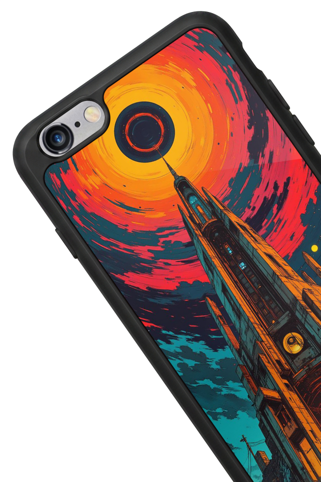 iPhone 6s Plus Uyumlu Abstract Tasarımlı Glossy Premium Kılıf
