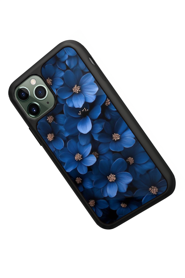 iPhone 11 Pro Uyumlu Cicek Tasarımlı Glossy Premium Kılıf
