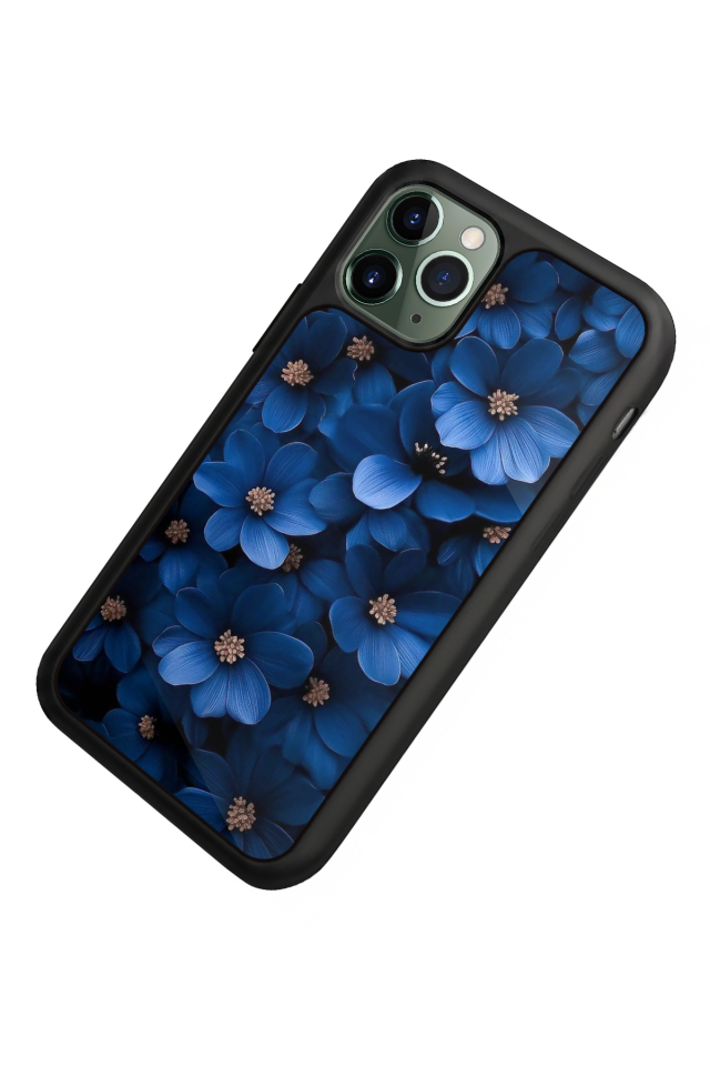 iPhone 11 Pro Uyumlu Cicek Tasarımlı Glossy Premium Kılıf