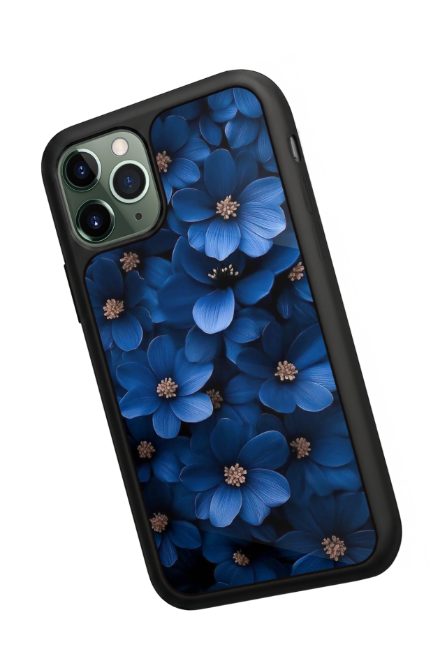iPhone 11 Pro Uyumlu Cicek Tasarımlı Glossy Premium Kılıf