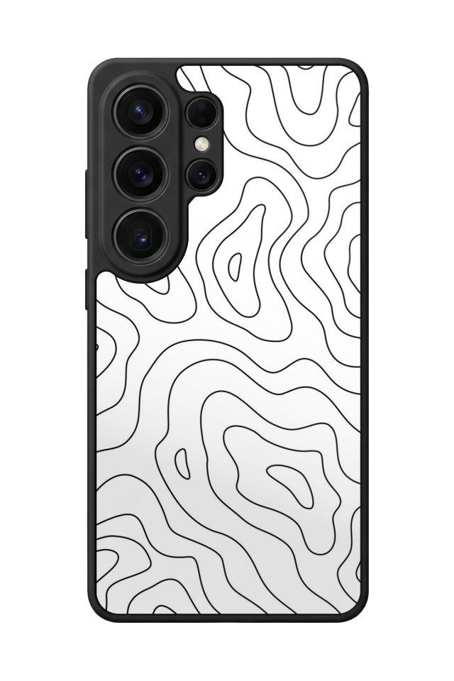 Samsung Galaxy S26 Ultra Uyumlu Çizgi Sanatı Tasarımlı Glossy Premium Kılıf