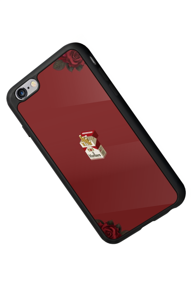 iPhone 6 Plus Uyumlu Kirmizi Tasarımlı Glossy Premium Kılıf