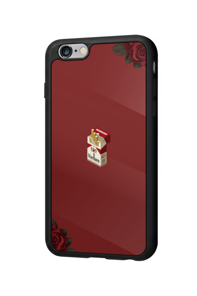 iPhone 6 Plus Uyumlu Kirmizi Tasarımlı Glossy Premium Kılıf