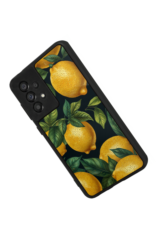 Samsung Galaxy A73 Uyumlu Limon Tasarımlı Glossy Premium Kılıf