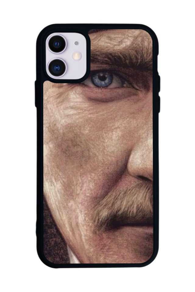 iPhone 11 Uyumlu Mustafa Kemal Ataturk Tasarımlı Glossy Premium Kılıf