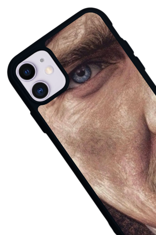iPhone 11 Uyumlu Mustafa Kemal Ataturk Tasarımlı Glossy Premium Kılıf