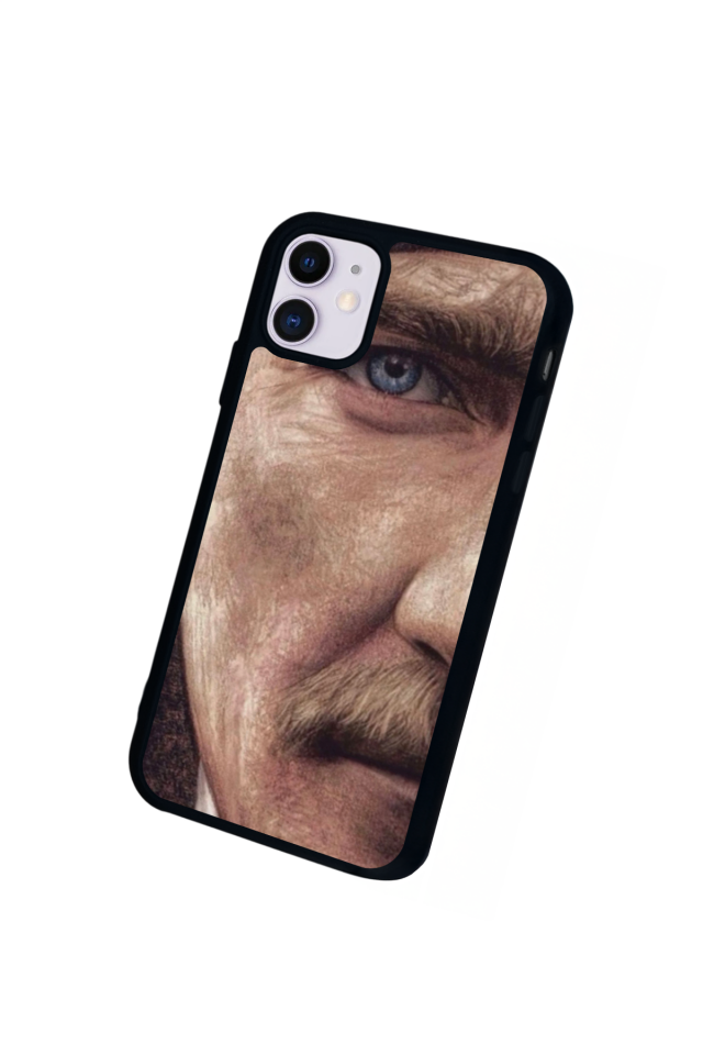 iPhone 11 Uyumlu Mustafa Kemal Ataturk Tasarımlı Glossy Premium Kılıf