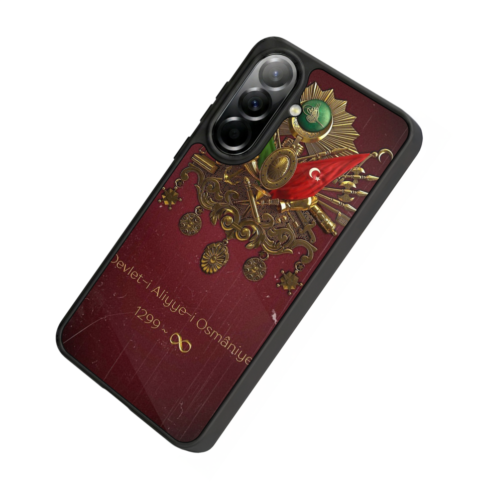 Samsung Galaxy A57 Uyumlu Osmanli Tugrasi Tasarımlı Glossy Premium Kılıf