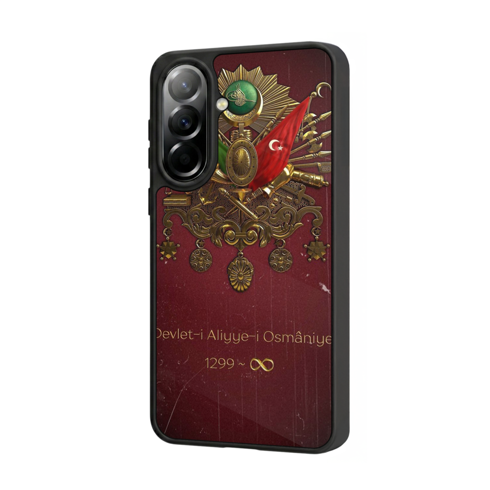 Samsung Galaxy A57 Uyumlu Osmanli Tugrasi Tasarımlı Glossy Premium Kılıf