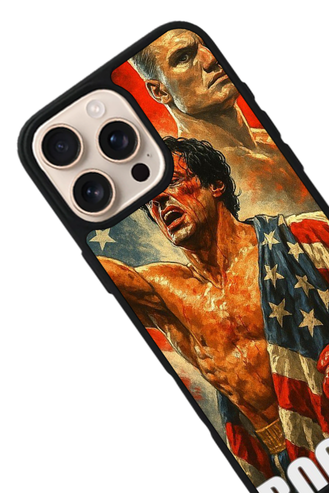 iPhone 15 Pro Uyumlu Rocky Tasarımlı Glossy Premium Kılıf