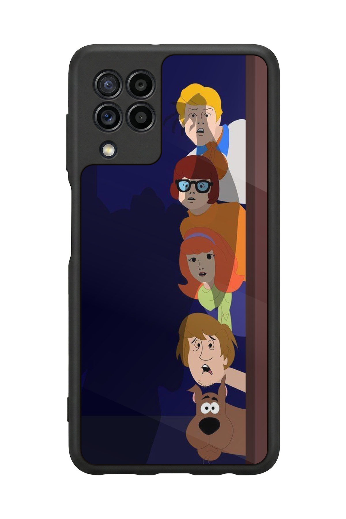 Samsung Galaxy M32 Uyumlu Scooby Doo Tasarımlı Glossy Premium Kılıf