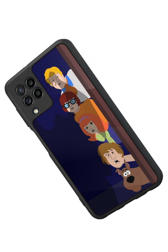 Samsung Galaxy M32 Uyumlu Scooby Doo Tasarımlı Glossy Premium Kılıf