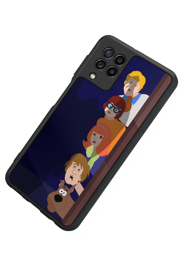 Samsung Galaxy M32 Uyumlu Scooby Doo Tasarımlı Glossy Premium Kılıf