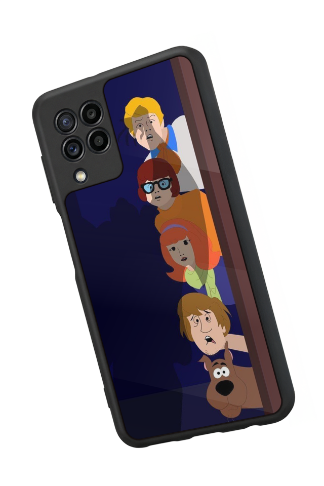 Samsung Galaxy M32 Uyumlu Scooby Doo Tasarımlı Glossy Premium Kılıf