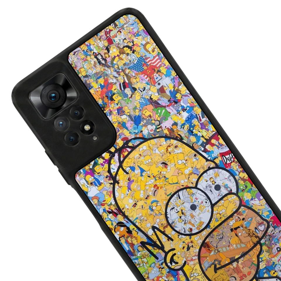 Xiaomi Redmi Note 11 Pro Uyumlu The Simpsons Tasarımlı Glossy Premium Kılıf