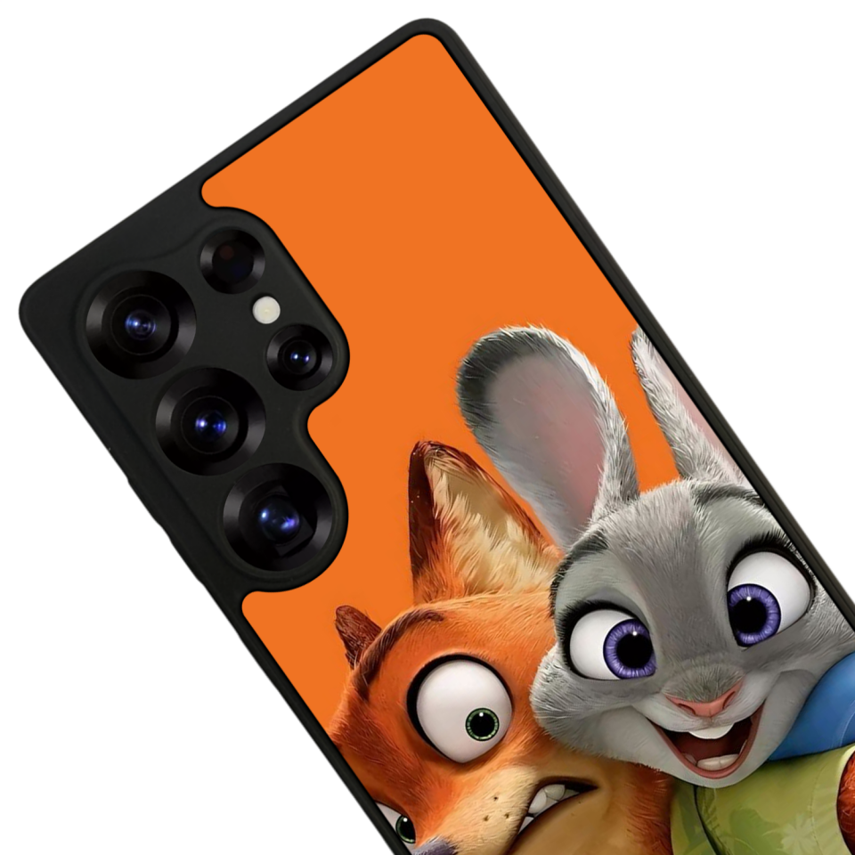 Samsung Galaxy S25 Ultra Uyumlu Zootropolis Tasarımlı Glossy Premium Kılıf