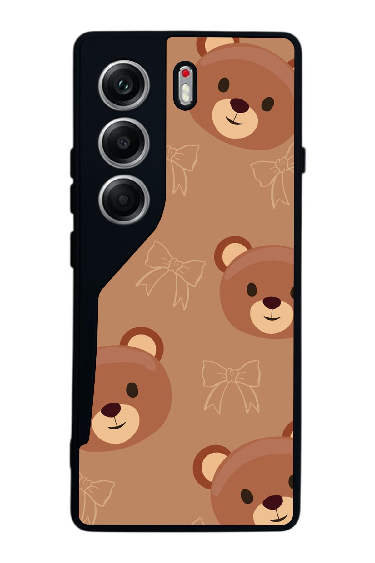 Tecno Camon 40 Uyumlu Ayı Tasarımlı Glossy Premium Kılıf