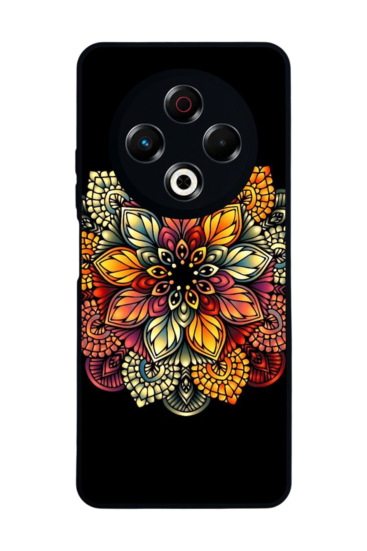 Tecno Spark 30 Uyumlu Mandala Tasarımlı Glossy Premium Kılıf