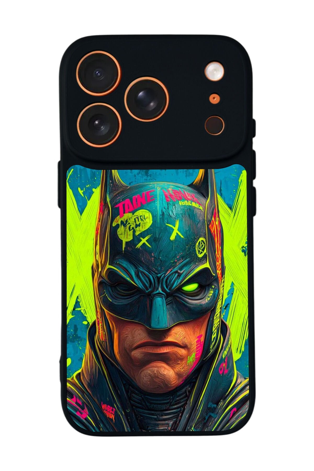iPhone 17 Pro Max Uyumlu Batman Tasarımlı Glossy Premium Kılıf
