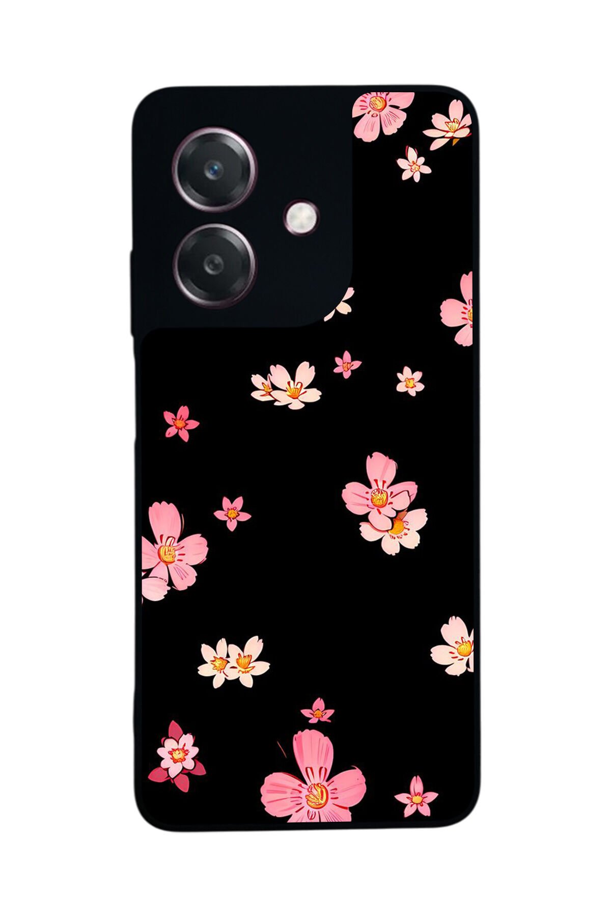 Oppo A3 5G Uyumlu Floral Tasarımlı Glossy Premium Kılıf