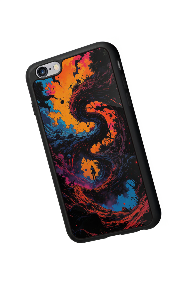 iPhone 6s Plus Uyumlu Abstract Tasarımlı Glossy Premium Kılıf