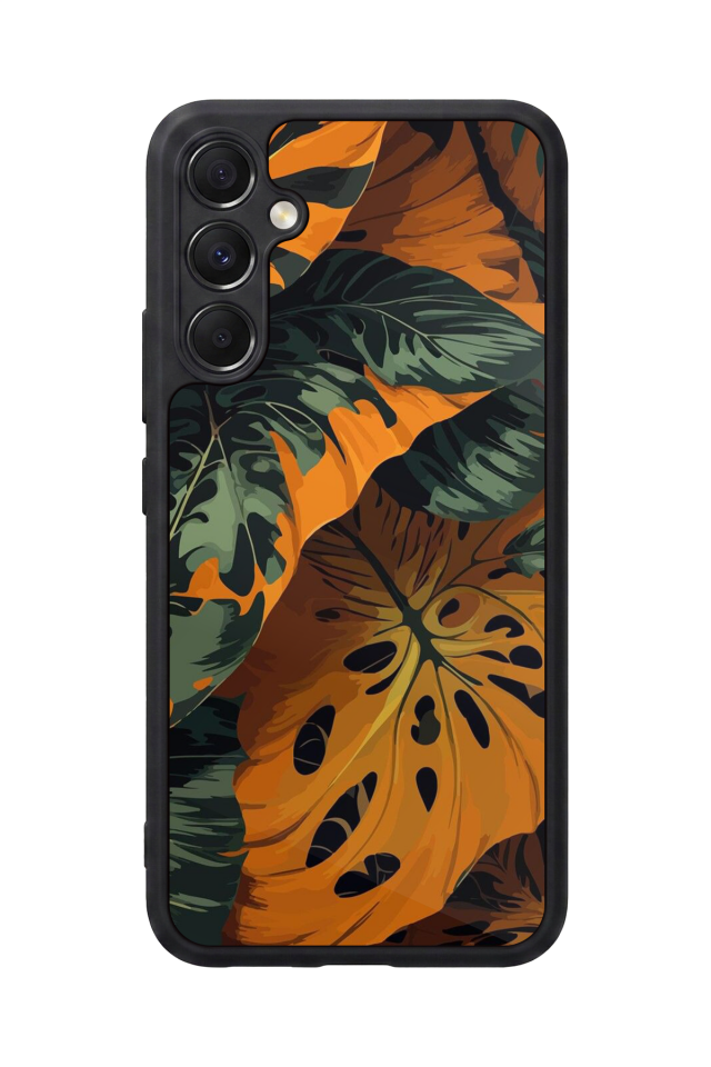 Samsung Galaxy M34 Uyumlu Botanik Tasarımlı Glossy Premium Kılıf