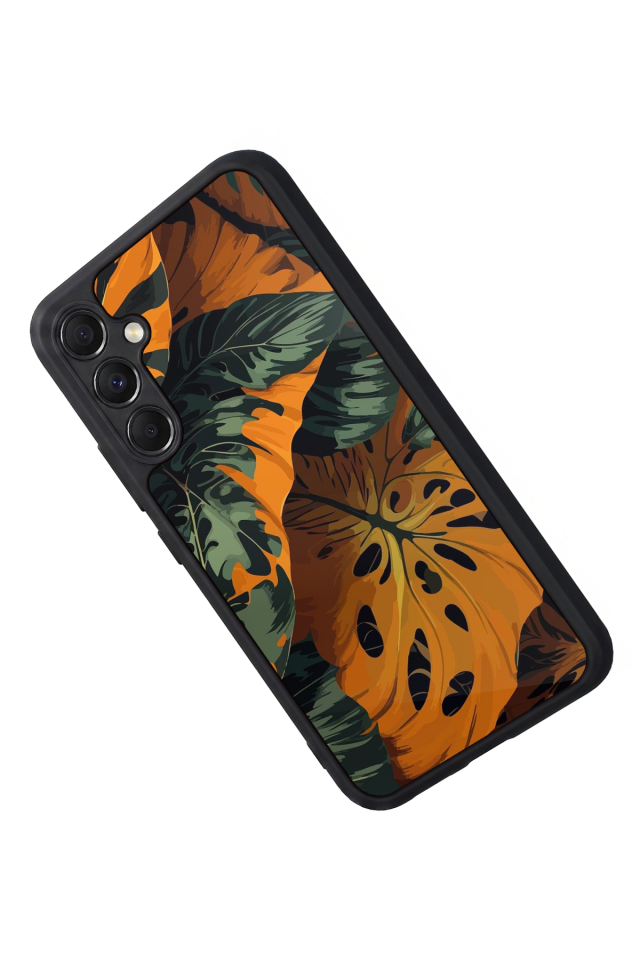 Samsung Galaxy M34 Uyumlu Botanik Tasarımlı Glossy Premium Kılıf